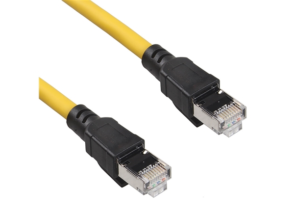Ethernet8芯雙絞CAT6A超六類高柔工業級網線伺服器用拖（tuō）鏈500萬次