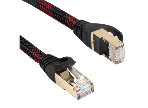 七類SFTP純銅網絡跳線帶（dài）外編織網（wǎng）